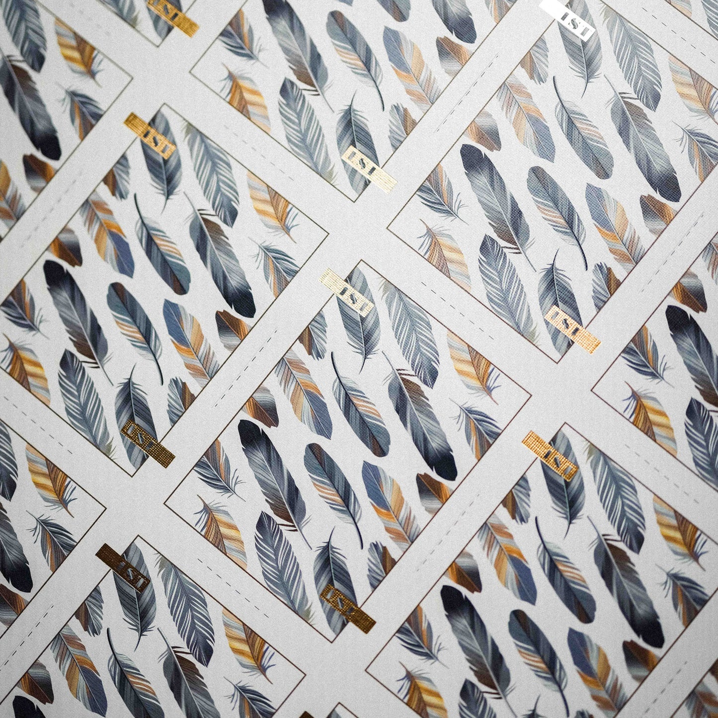 1ST Playing Cards Feather Deck Uncut Sheet
