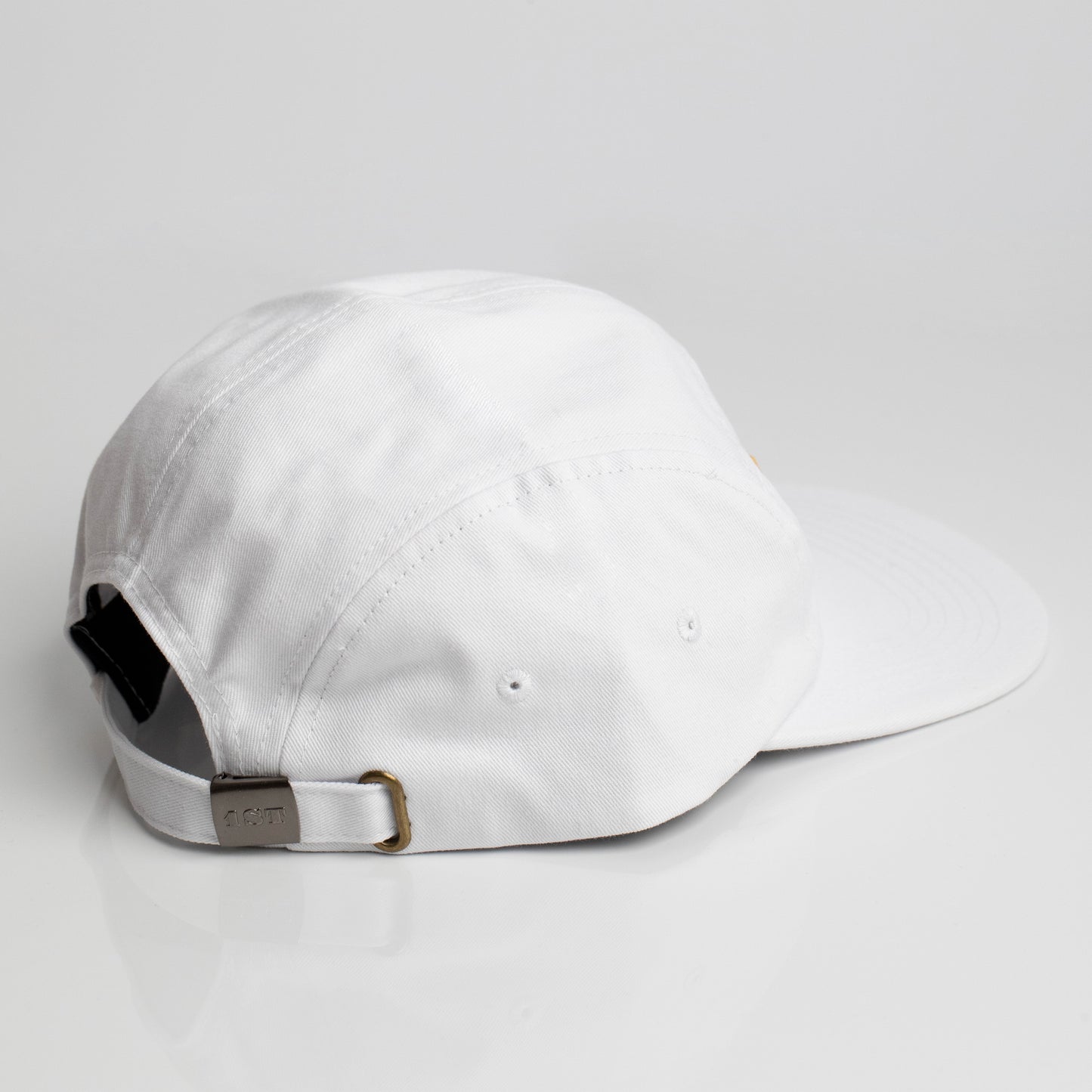 White 1ST Five Panel Hat