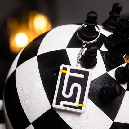 1ST V6 Keychain In Black