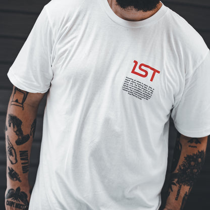 1ST White T-Shirt