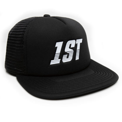 1ST "Striped" Trucker Hat