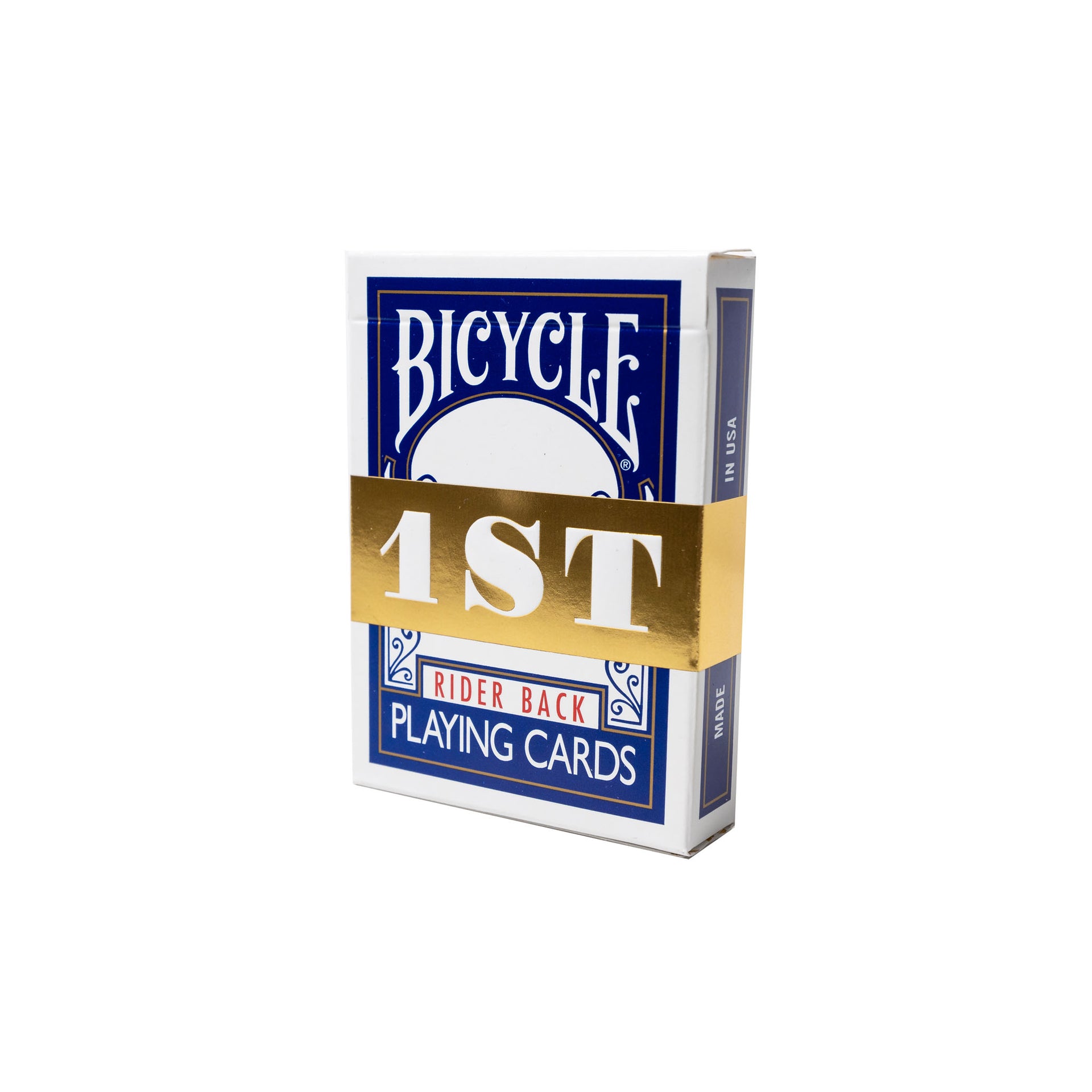 Bicycle Rider Back Blue Seal Long Flap Deck 1984/1987 Cincinnati Ohio