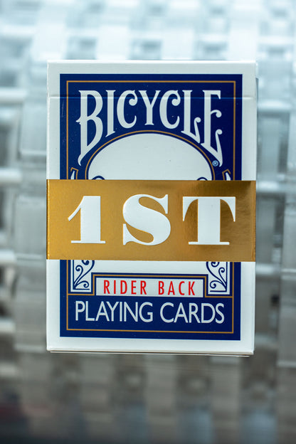 1ST Edition Bicycle Rider Backs In Blue