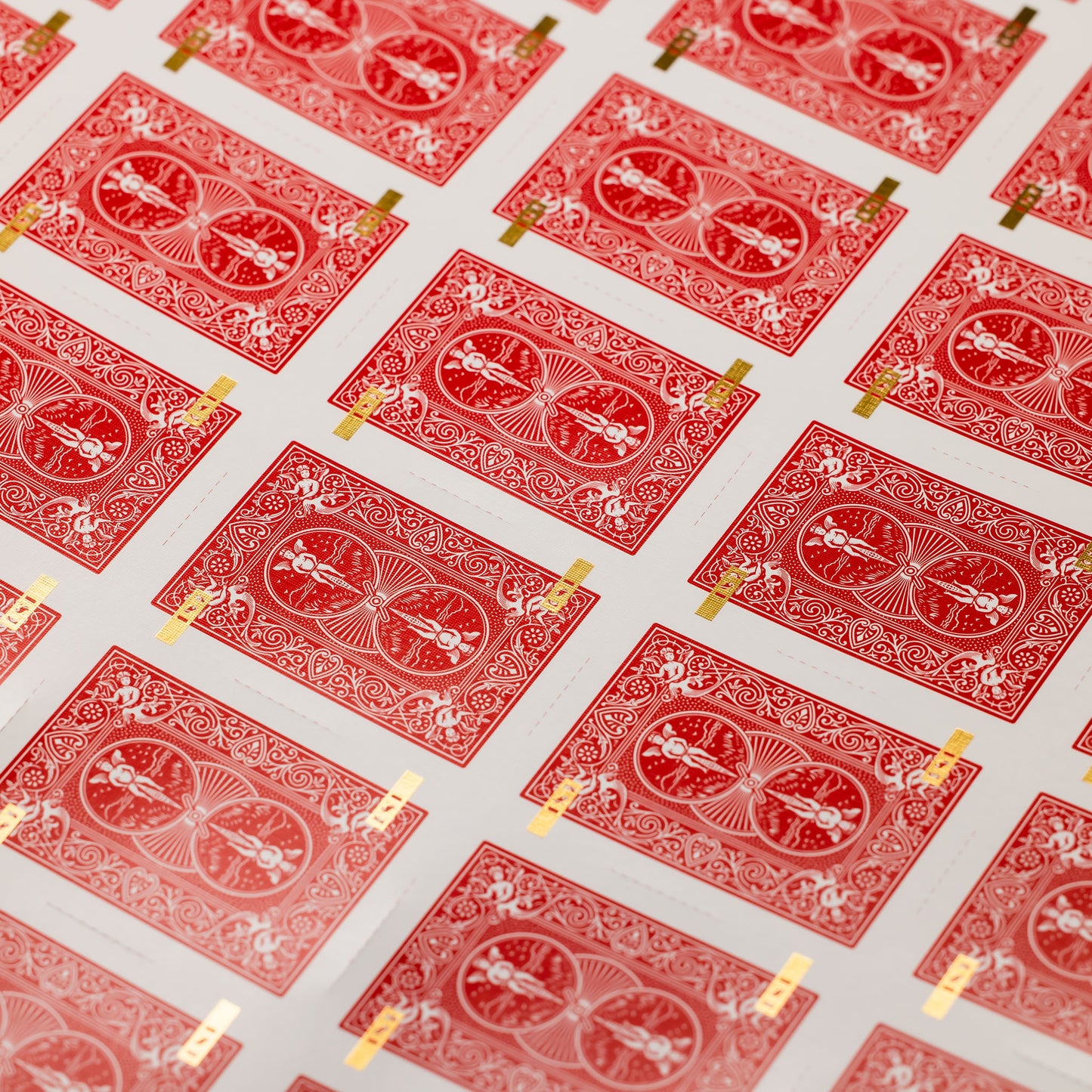 1ST Edition Bicycle Rider Backs Uncut Sheet