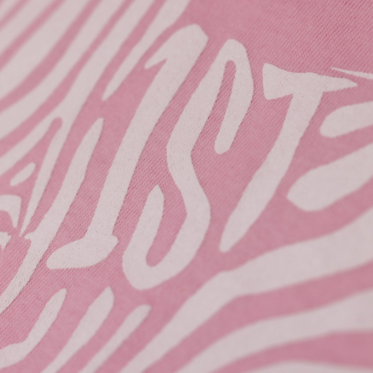 1ST Pink "Zebra" Long Sleeve Tee