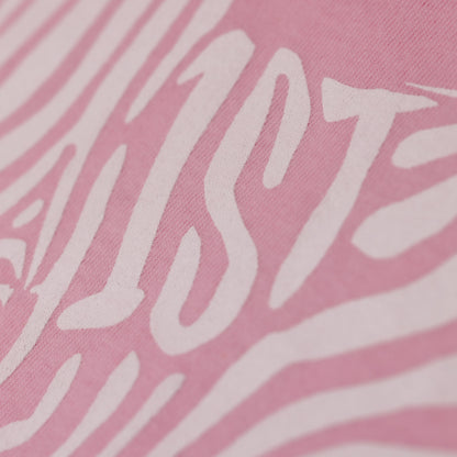 1ST Pink "Zebra" Long Sleeve Tee
