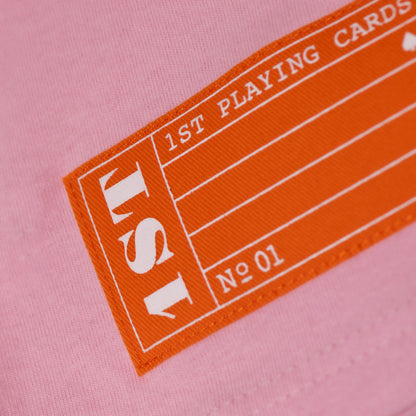 1ST Pink "Zebra" Long Sleeve Tee